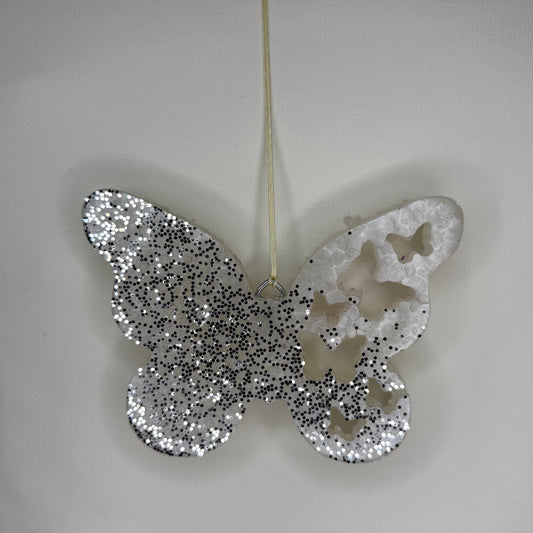 white and silver butterfly in Heavenly Grace