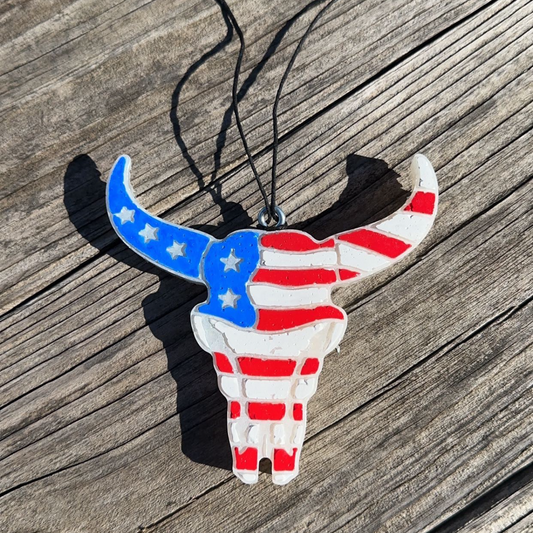 American bull skull